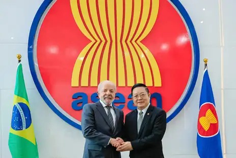 Presidente da República, Luiz Inácio Lula da Silva, durante encontro na ASEAN