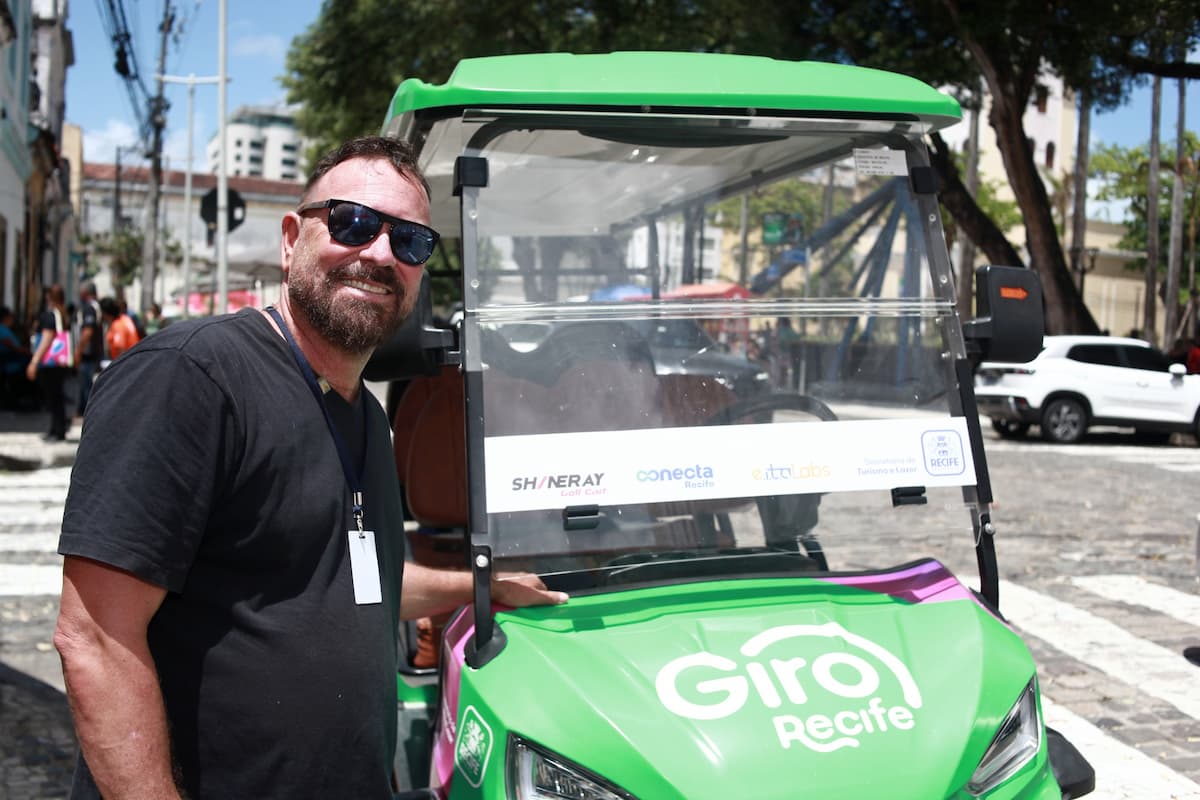 Renato Barbosa destacou a importância do passeio pelas ruas do Bairro do Recife