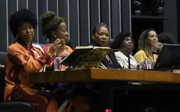 Sessão solene no plenário da Câmara dos Deputados em Homenagem à Marcha das Mulheres Negras 2025 - Lula Marques/ Agência Brasil.