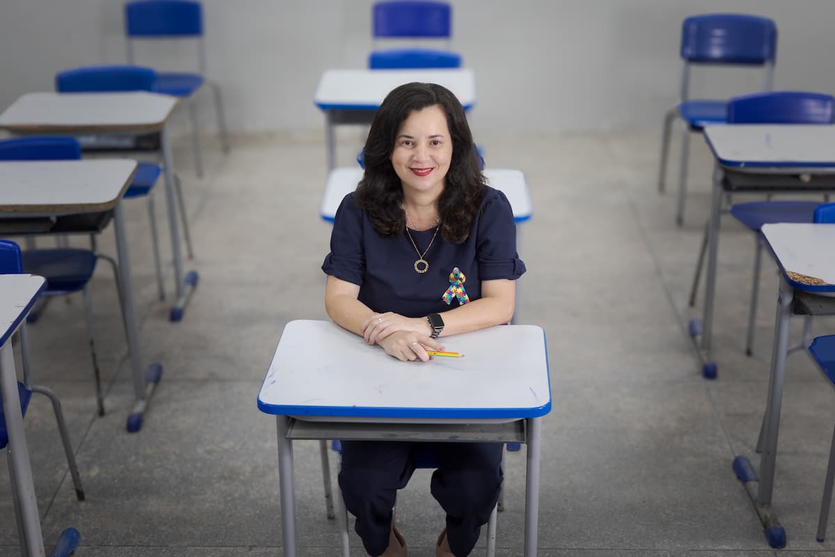 Professora da rede municipal do Recife, Luciana Fernandez
