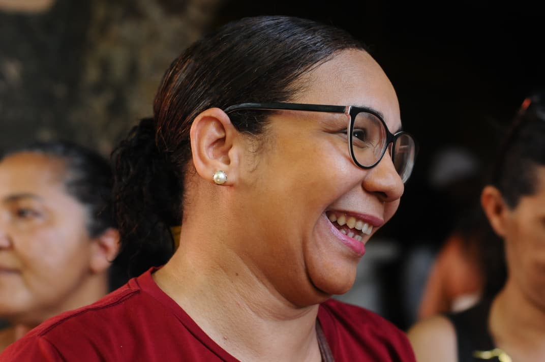 Cristiana dos Santos Pereira, mãe de estudante