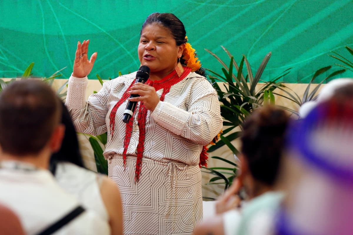 Ministra do Povos Indígenas, Sônia Guajajara
