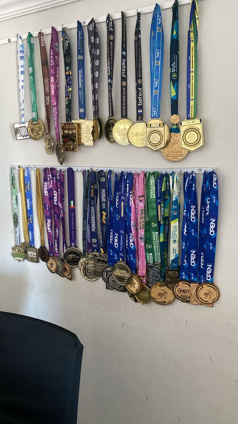 Medalhas conquistadas por Maria Silva nesses dois anos