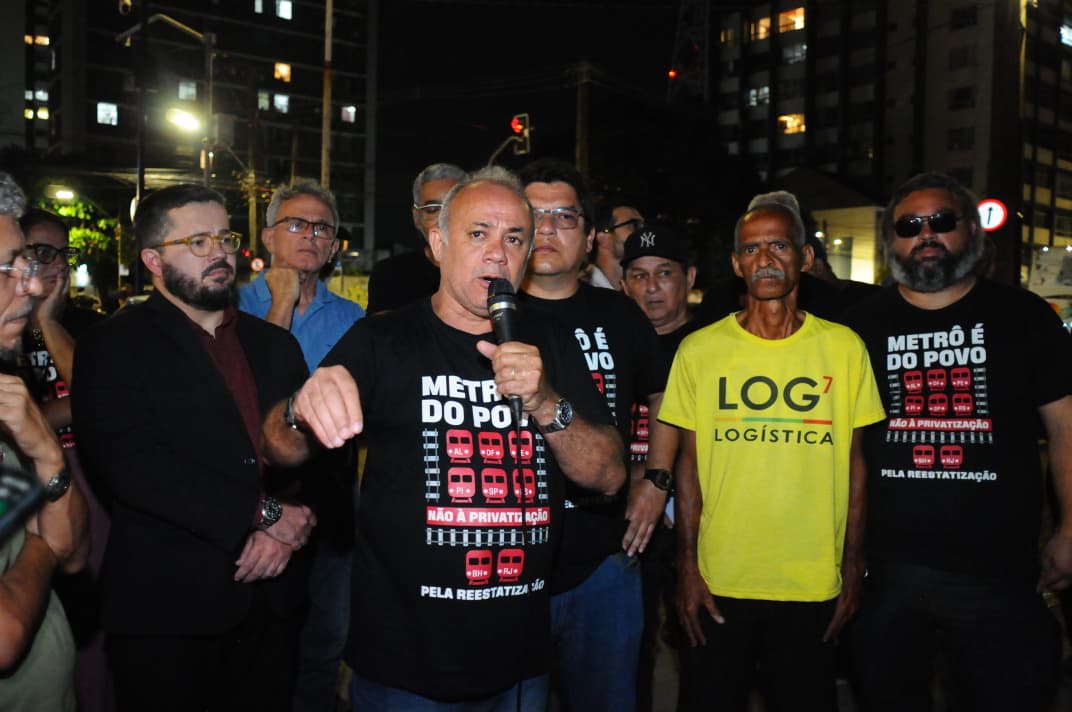 Presidente do Sindicato dos Metroviários de Pernambuco, Luiz Soares 