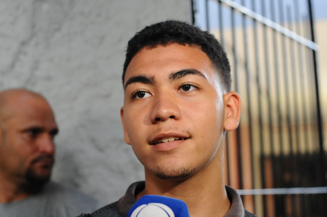 Estudante Caio Reis acha que foi bem na prova e achou o tema da redação do ENEM 2025 interessante. 