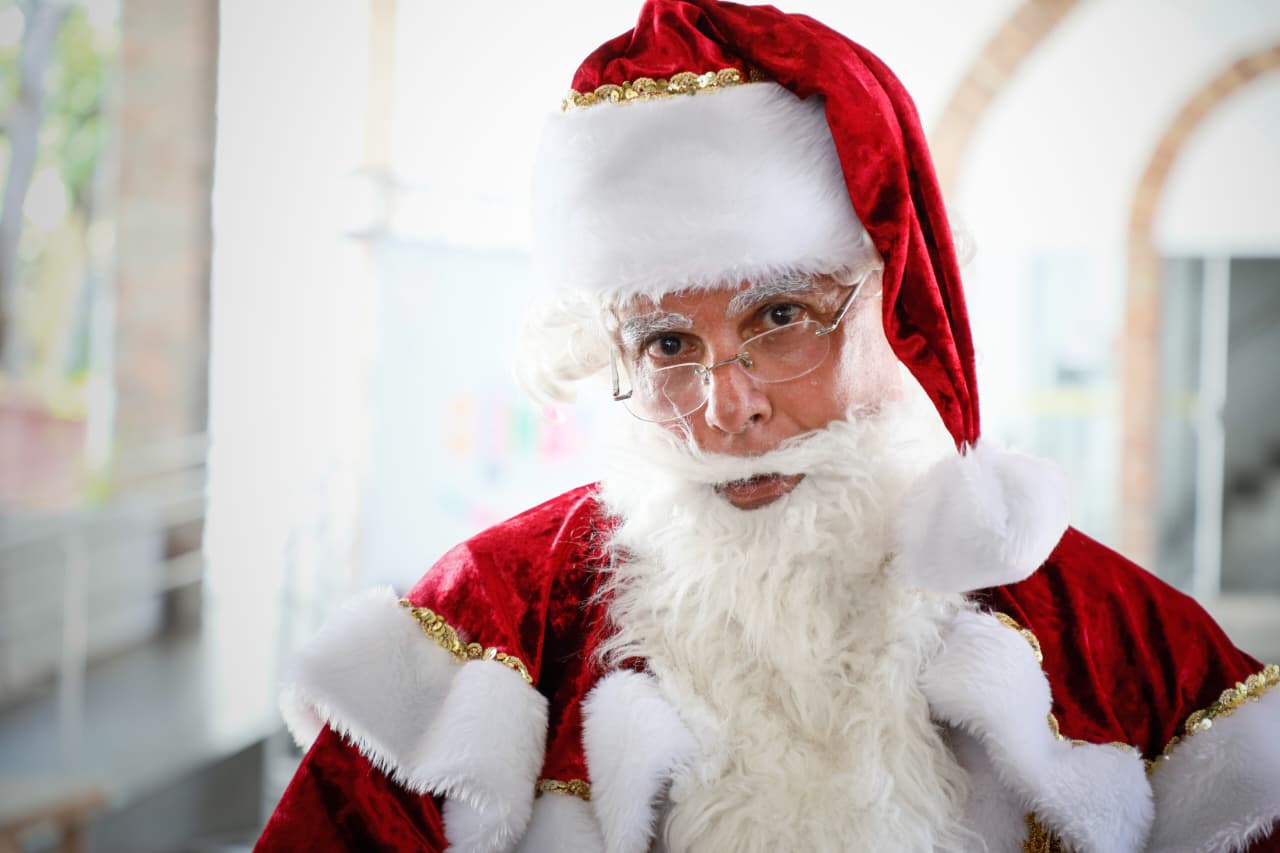 Lançamento da campanha Papai dos Correios de Pernambuco. Na foto: Carlos Marques, Papai Noel dos Correios