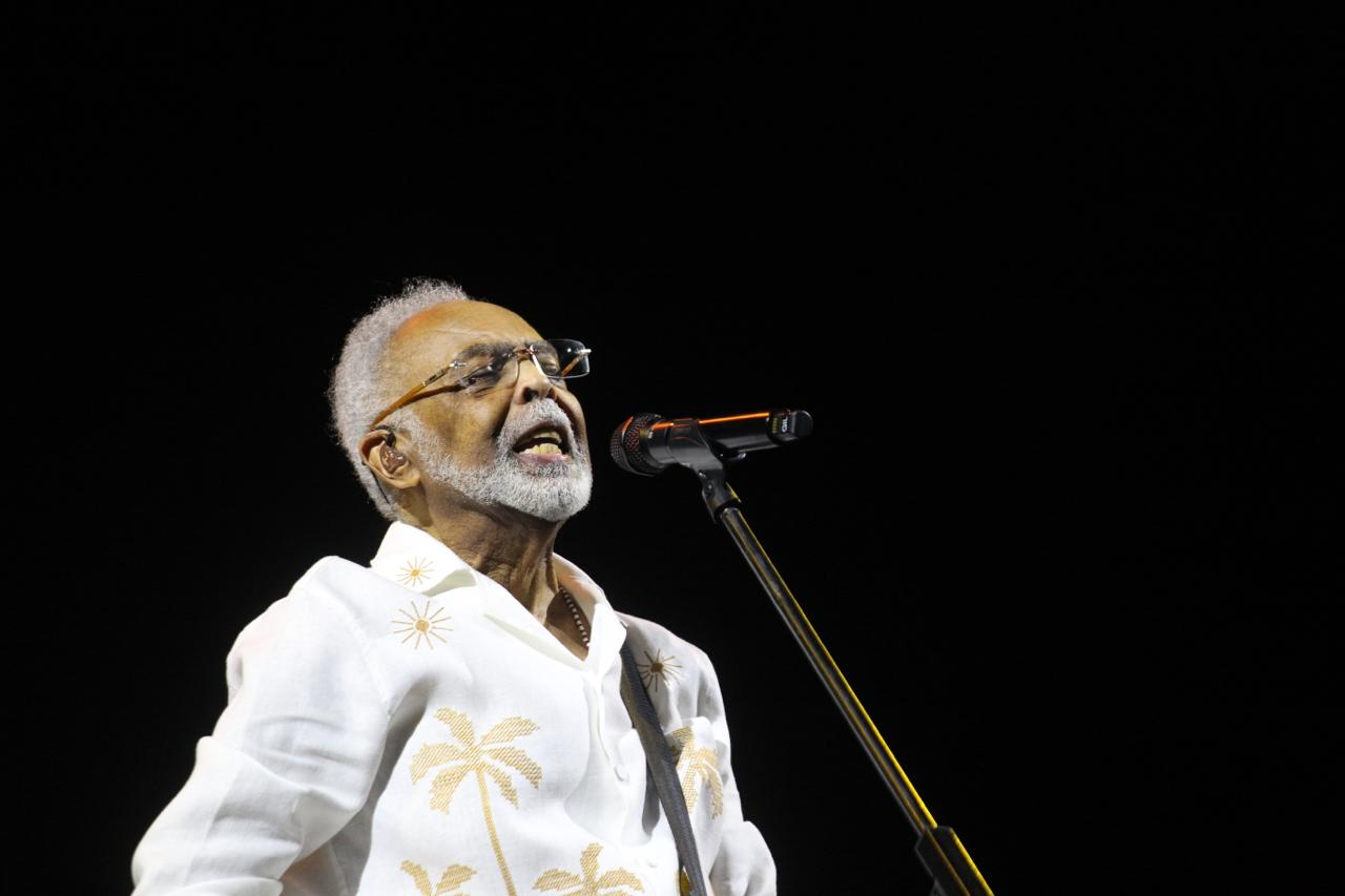 Gilberto Gil no Recife em novembro de 2025