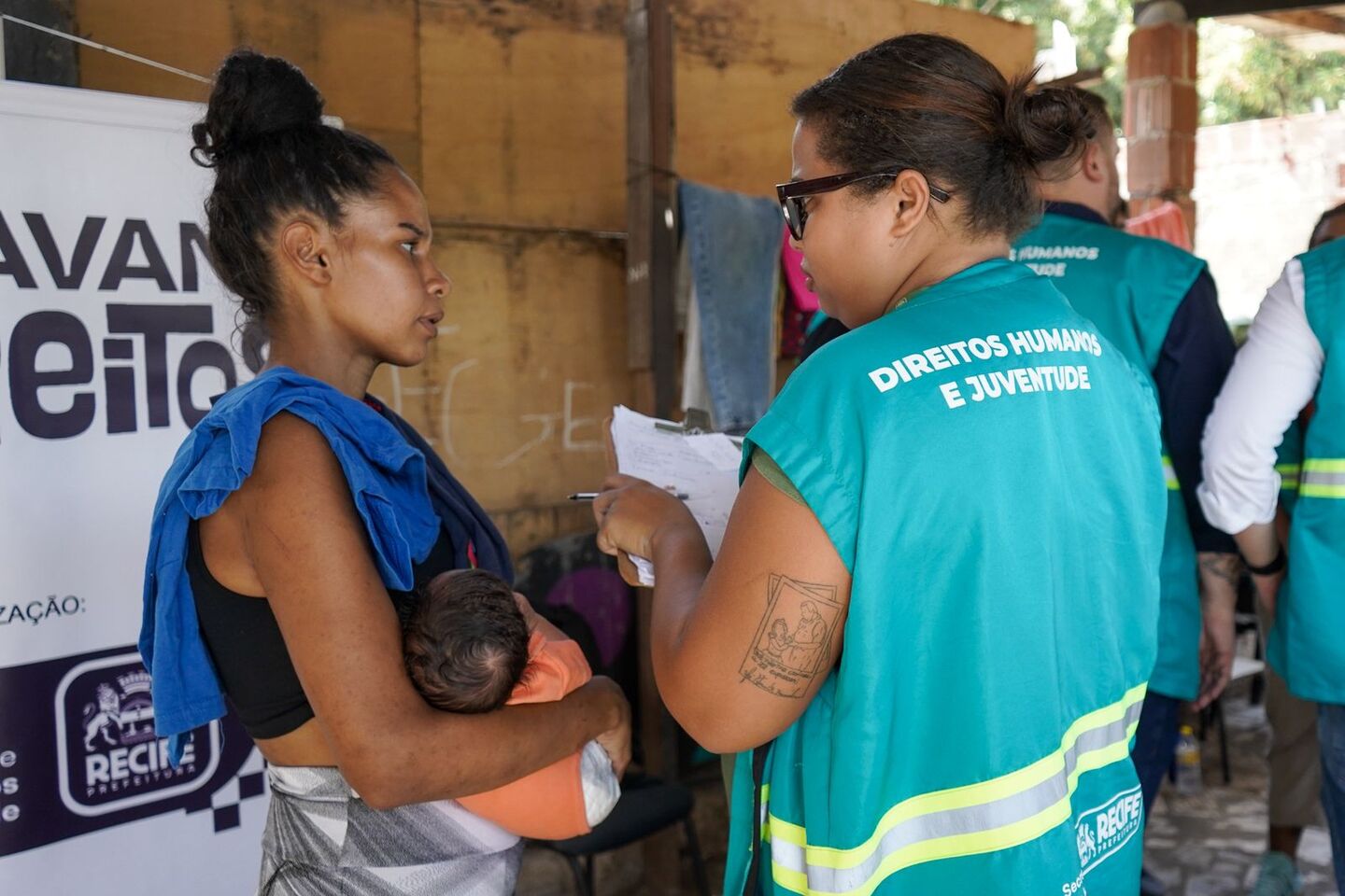 Prefeitura presta assistência para os moradores afetados pelo incêndio