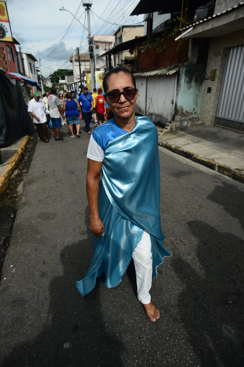 Rildilene Maria, 58 anos, aposentada, veio de Vitória de Santo Antão 