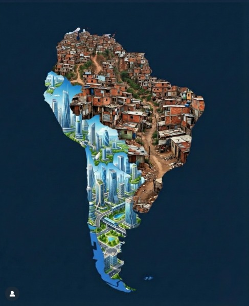 Milei republica post que compara Brasil e outros países com governo de esquerda a favelas