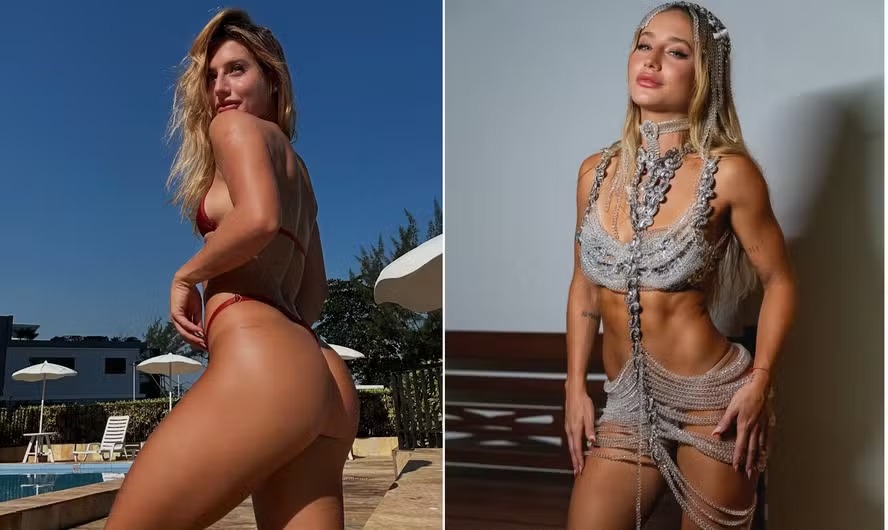 Bruna Griphao se prepara para desfilar como musa do Salgueiro 